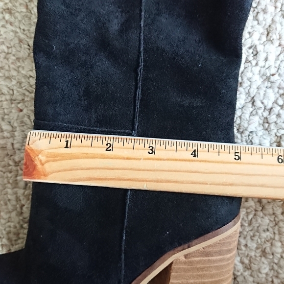 Mi.iM always a Saint Knee High Block Heel Boot black Size 5.5 - Picture 12 of 16